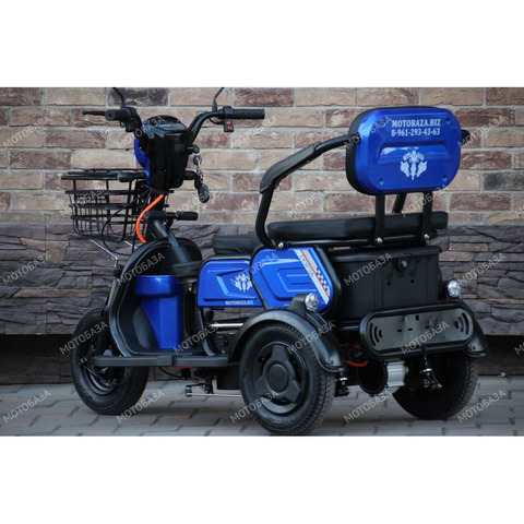 Гюрза ЭЛ-3. Трицикл 1000 W. Новый с завода.